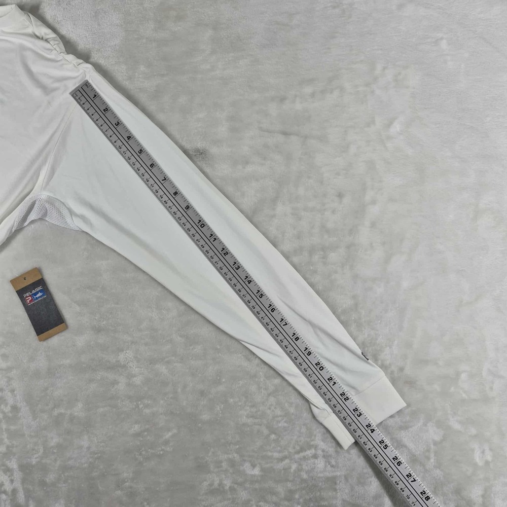 Pelagic Aquatek Gyotaku Long Sleeve Tee Shirt Men's Medium White Fishing NWT - Picture 4 of 12